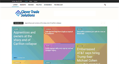 Desktop Screenshot of clevertradesolutions.com